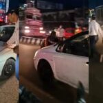 कार में दूसरी महिला के साथ बैठा था पति, देख पत्नी का फूटा गुस्सा, बीच सड़क पर हुआ हाई-वोल्टेज ड्रामा