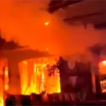 ब्रजेश्वरी एनेक्स के एक घर में लगी भीषण आग, छह लोगों की मौत